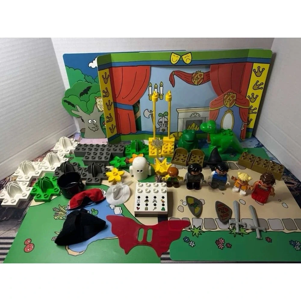 Vintage Lego Duplo Playhouse Theatre Stories #3615 - Working Sound 100% Complete